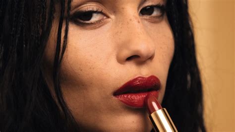 zoe kravitz lipstick ysl|ysl zoe kravitz perfume.